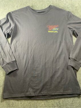 Miller High Life‎ Racing Black Long Sleeve Tee